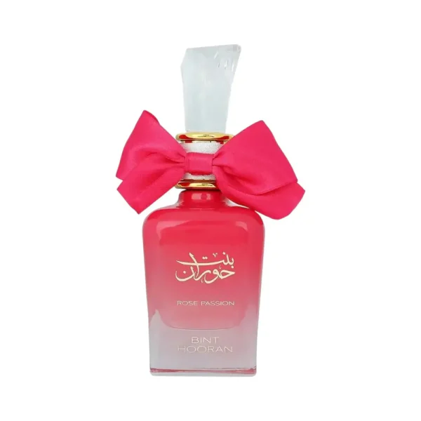 عطر ادکلن بنت حوران رز پشن صورتی ارض الزعفران