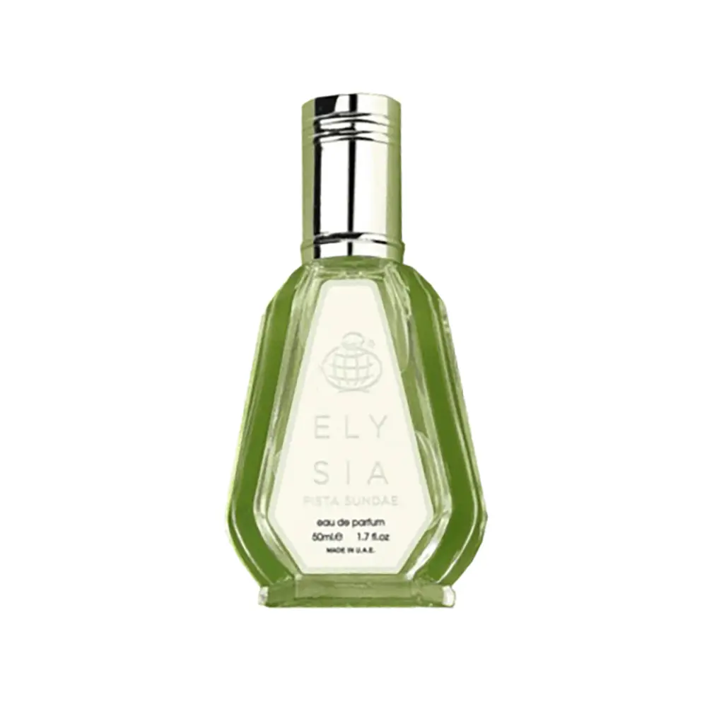 ادکلن فراگرنس ورد مدل الیسیا پیستا ساندای رایحه کایالی یام پیستاچیو جلاتو