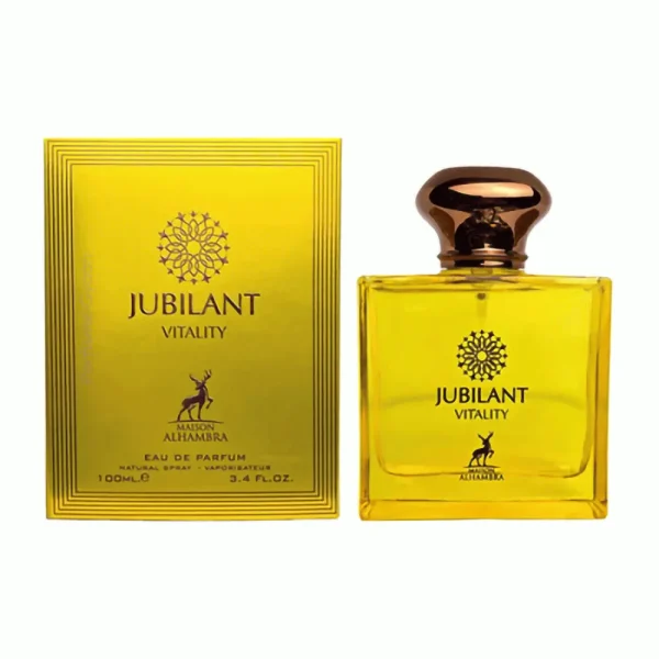 ادکلن الحمبرا مدل جوبیلنت ویتالی رایحه ورساچه اروس انرژی