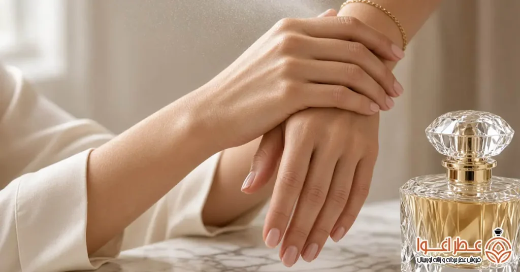 تاثیر مالیدن مچ دست بعد از عطر زدن بر عطر